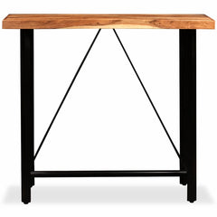 vidaXL Bar Table Solid Acacia Wood 120x60x107 cm 2