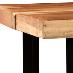 vidaXL Bar Table Solid Acacia Wood 150x70x107 cm 4