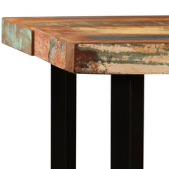 vidaXL Bar Table Solid Reclaimed Wood 150x70x107 cm 3