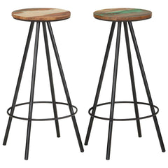 Bar Stools Solid reclaimed wood 2