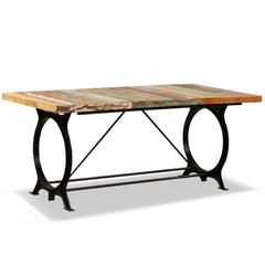 vidaXL Dining Table Solid Reclaimed Wood 180 cm 2