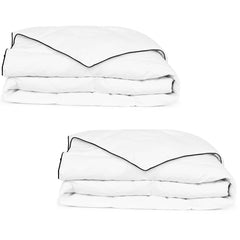 vidaXL Duvets 2 pcs 155 x 220 cm Winter White Breathable 1