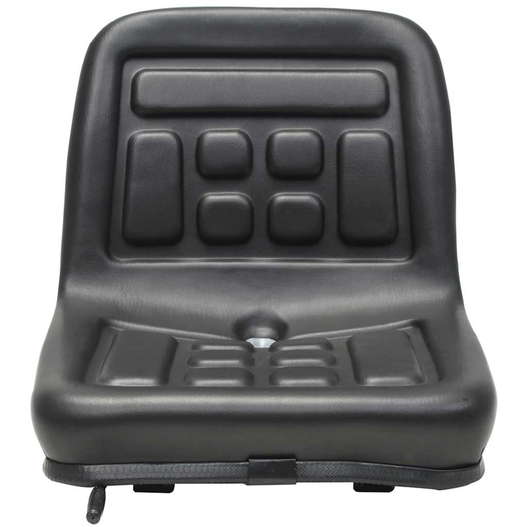 vidaXL Universal Tractor Seat Black 2