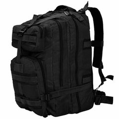 vidaXL Army-Style Backpack 50 L Black 1