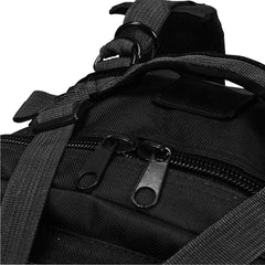 vidaXL Army-Style Backpack 50 L Black 5