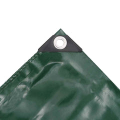 vidaXL Tarpaulins Green 2 x 3 m Canvas with PVC Coating 3