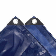 vidaXL Tarpaulins Blue 3 x 3 m Canvas with PVC Coating 3