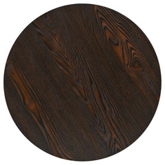 vidaXL Bistro Table MDF and Steel Round 60x75 cm Dark Ash 4