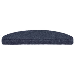 vidaXL Stair Mat | Set of 15 | Blue | Polypropylene | 65x21x4 cm | Stair Mats 3