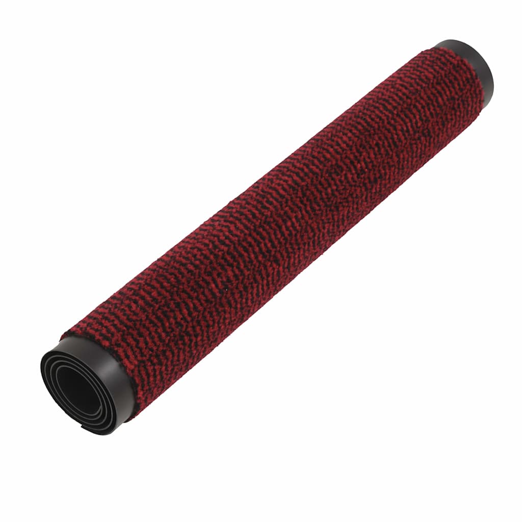 vidaXL Door Mat | Red | Polypropylene | 80x120cm |  Durable | Door Mat 3