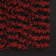 vidaXL Door Mat | Red | Polypropylene | 80x120cm |  Durable | Door Mat 4