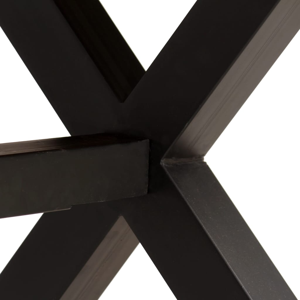 vidaXL Dining Table Solid Acacia and Mango Wood 180x90x76 cm 5