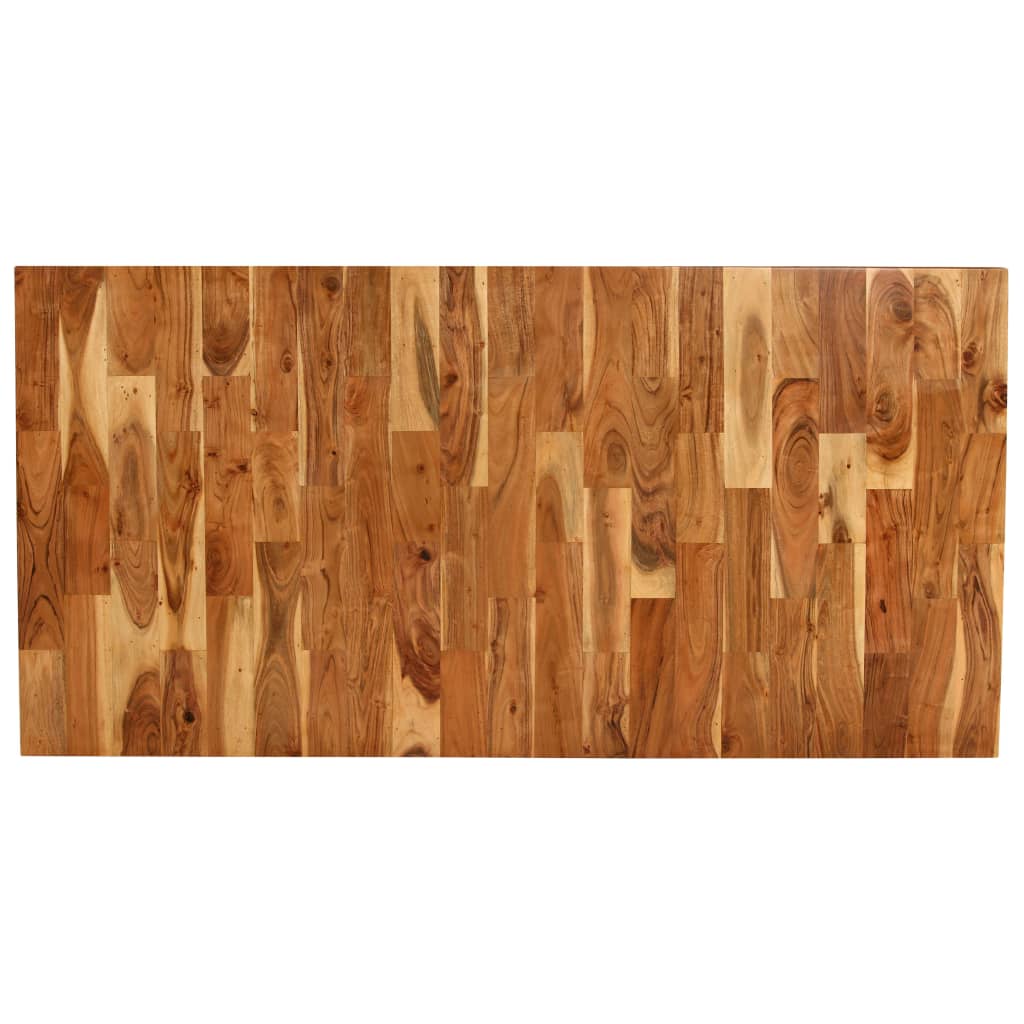 vidaXL Dining Table Solid Acacia and Mango Wood 180x90x76 cm 6