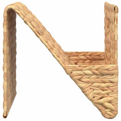 vidaXL Magazine Holder 31x31x31 cm Water Hyacinth 4