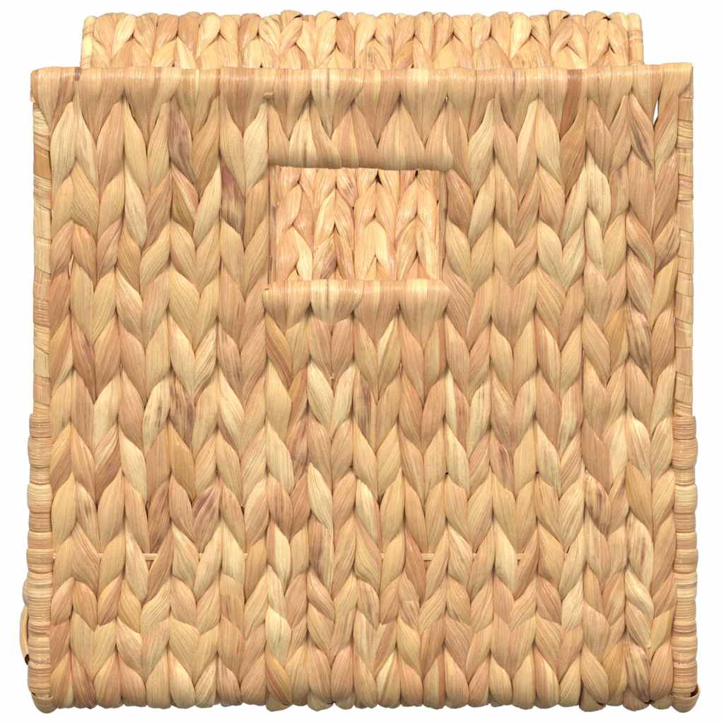 vidaXL Magazine Holder 31x31x31 cm Water Hyacinth 5