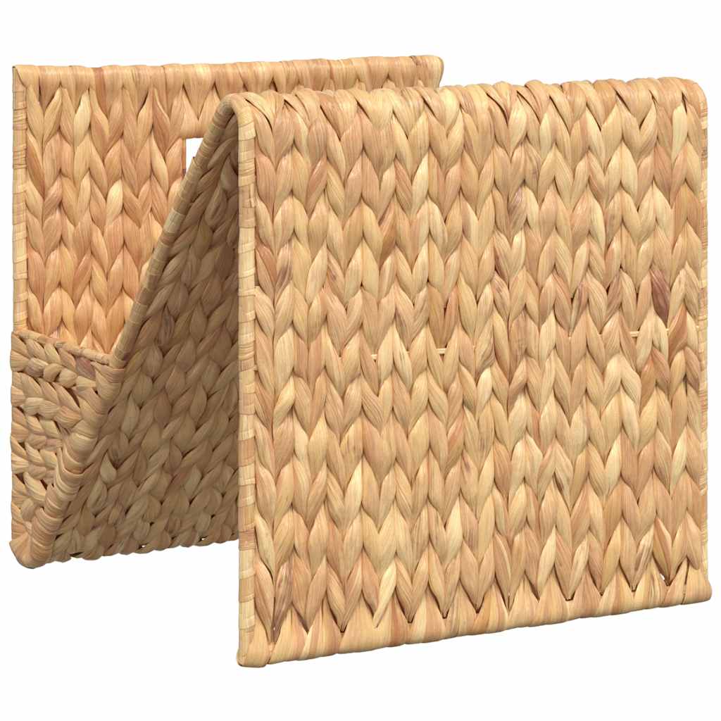 vidaXL Magazine Holder 31x31x31 cm Water Hyacinth 6
