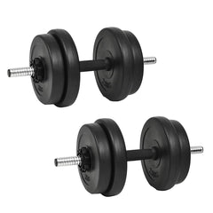 vidaXL 14 Piece Dumbbell Set 20 kg 1