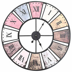 50647 vidaXL Vintage Wall Clock with Quartz Movement 60 cm XXL 2