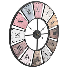 50647 vidaXL Vintage Wall Clock with Quartz Movement 60 cm XXL 3