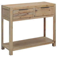 245684 vidaXL Console Table 82x33x73 cm Solid Acacia Wood 1