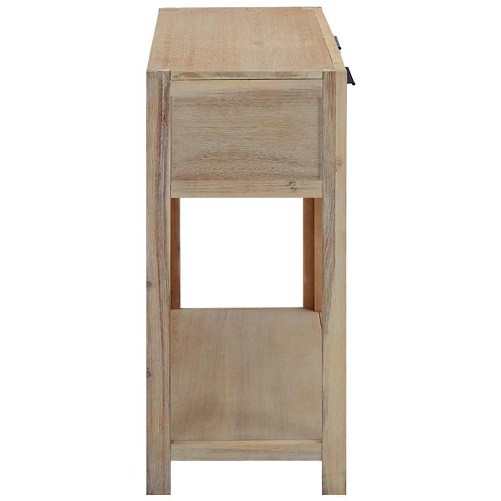 245684 vidaXL Console Table 82x33x73 cm Solid Acacia Wood 4