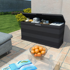 vidaXL Storage Box | Black | Polypropylene | Medium | Storage Box | Rectangular 2