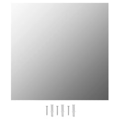 vidaXL Wall Mirror | Transparent | Glass | 60x60 cm | Minimalistic | Wall Mirror 2