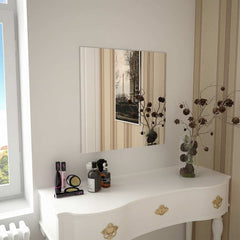 vidaXL Wall Mirror | Transparent | Glass | 60x60 cm | Minimalistic | Wall Mirror 1