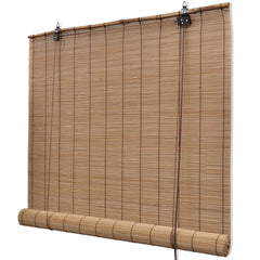 vidaXL Roller Blind Bamboo 100x220 cm Brown 2