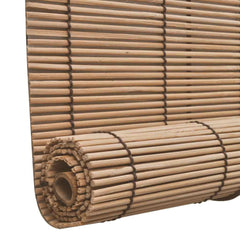 vidaXL Roller Blind Bamboo 140x220 cm Brown 5