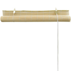 vidaXL Roller Blind Bamboo 100x220 cm Natural 4