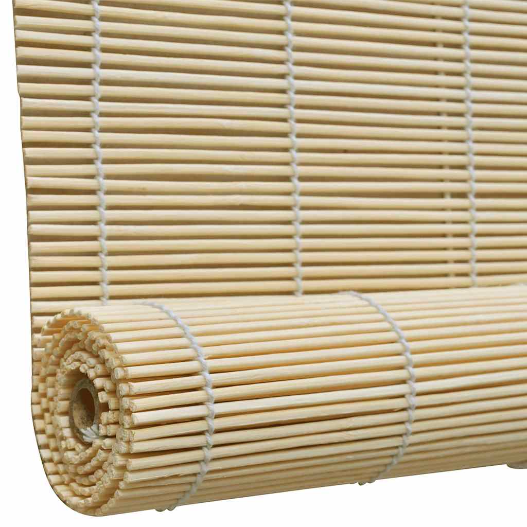 vidaXL Roller Blind Bamboo 100x220 cm Natural 5