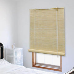vidaXL Roller Blind Bamboo 100x220 cm Natural 1