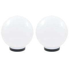 vidaXL Bowl Lamp | Set of 2 | White | Polymethyl methacrylate | Small 2