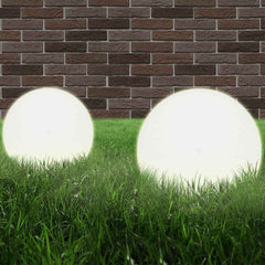 vidaXL Bowl Lamp | Set of 2 | White | Polymethyl methacrylate | Small 1