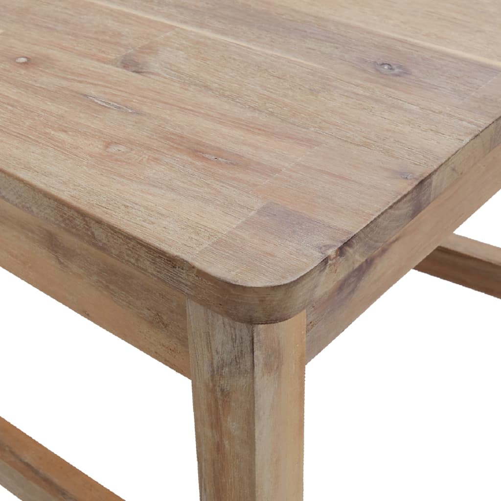 vidaXL Dining Chairs 2 pcs Solid Acacia Wood 6
