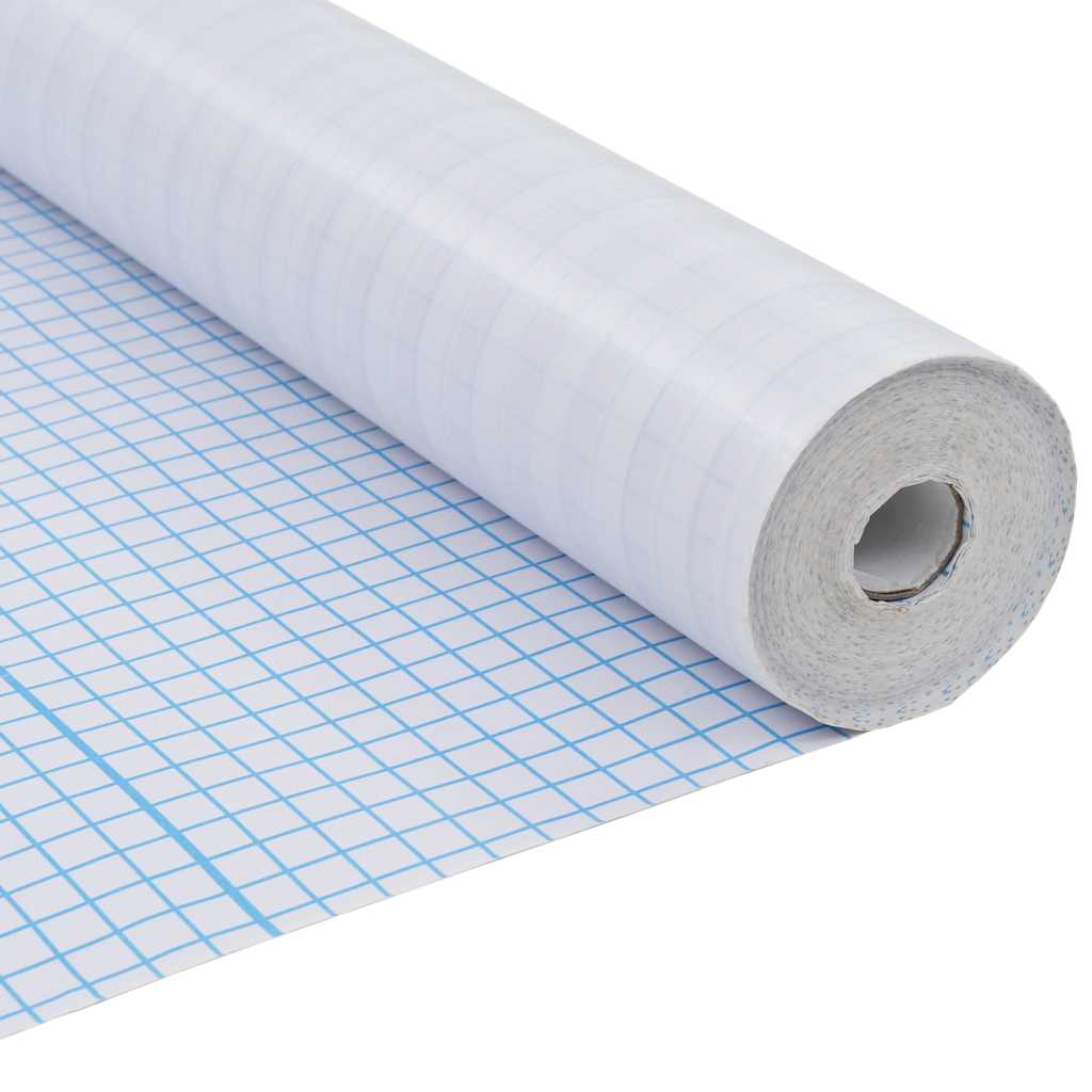 vidaXL Window Film | White with frosted stripes | PVC | 90 cm x 20 m 2