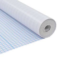 vidaXL Window Film | White with frosted stripes | PVC | 90 cm x 20 m 2