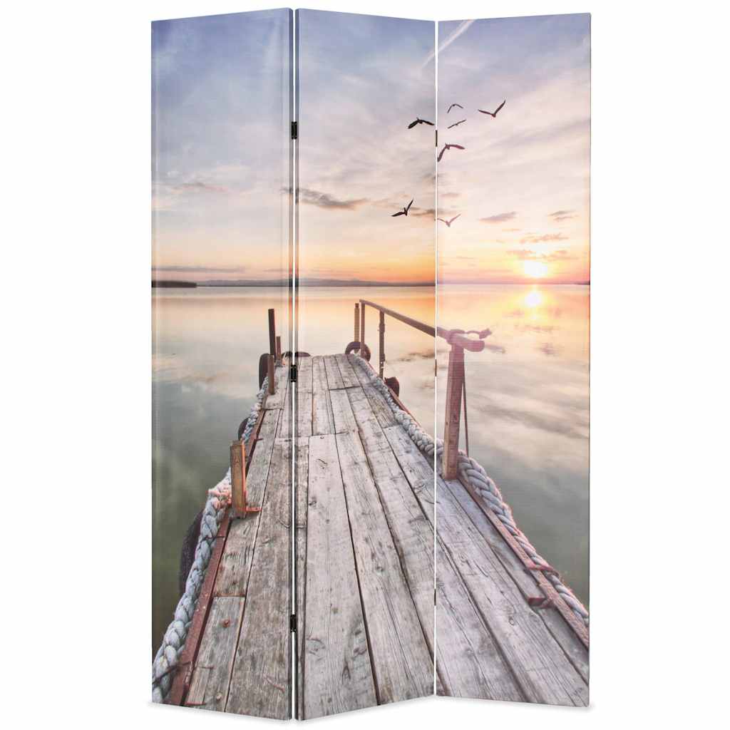 Folding Room Divider Lake 120 x 170 cm 3