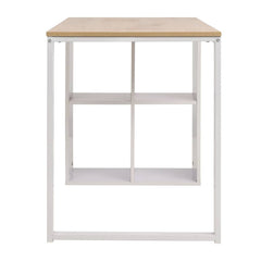Writing Desk 120x60x75 cm Oak and white