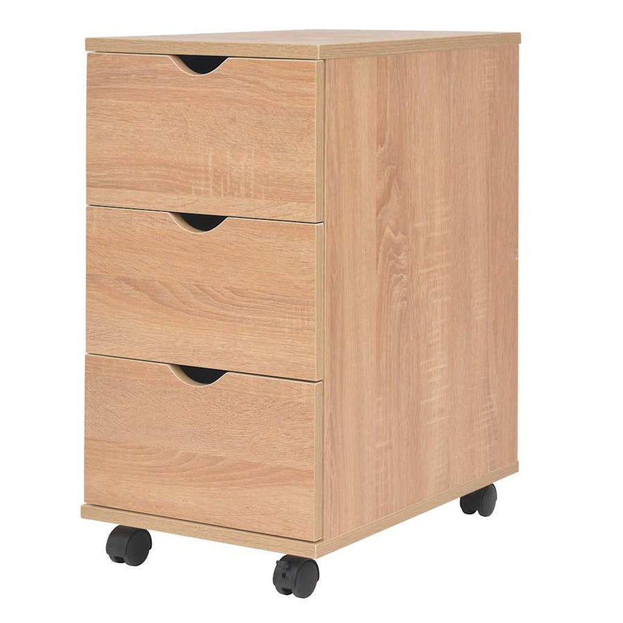 vidaXL Drawer Unit 33x45x60 cm Oak 1
