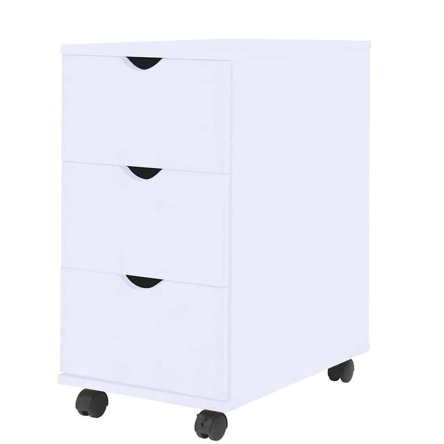 vidaXL Drawer Unit 45x33x60 cm White 1