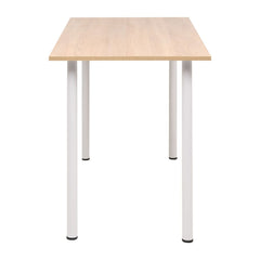 vidaXL Dining Table 120x60x73 cm Oak and White 3