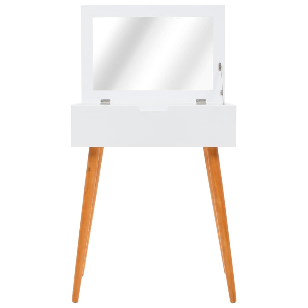 vidaXL Dressing Table with Mirror MDF 60x40x75 cm 6