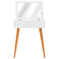 vidaXL Dressing Table with Mirror MDF 60x40x75 cm 6