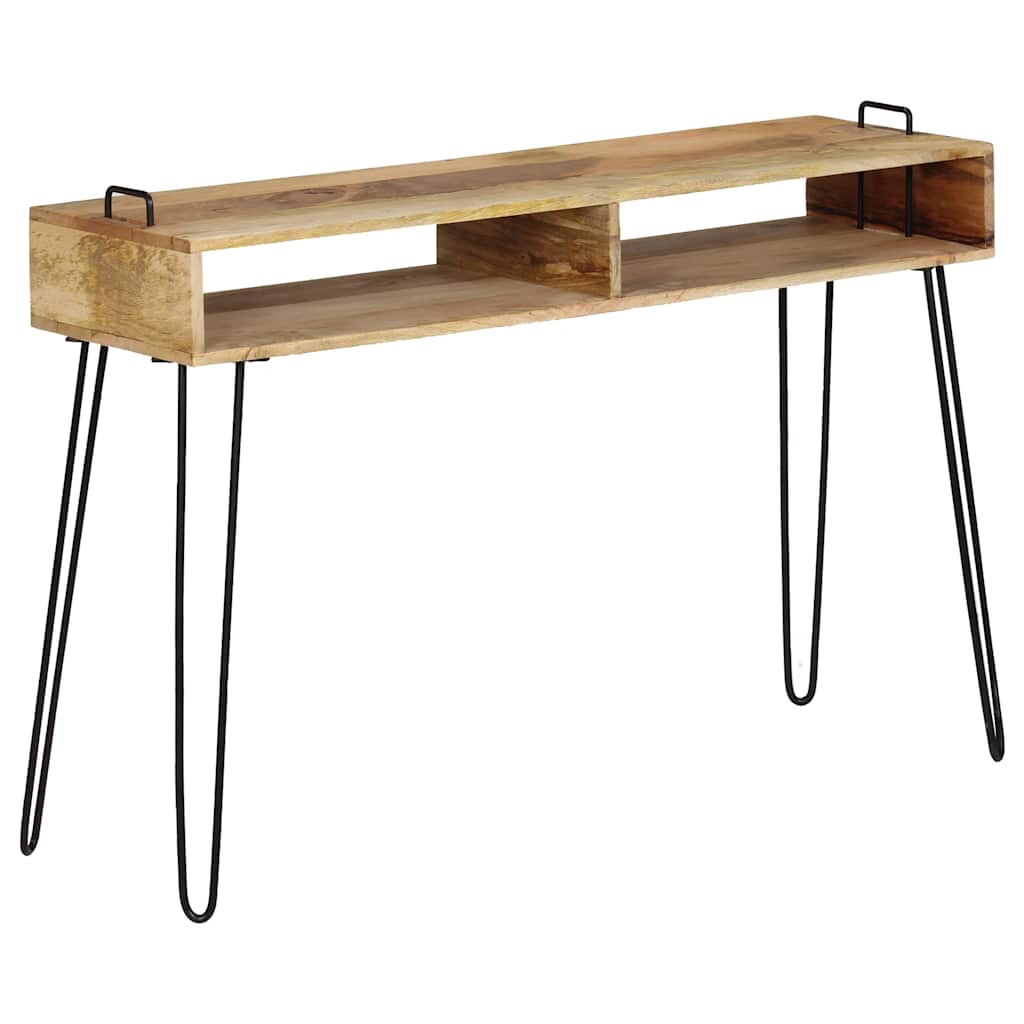 246022 vidaXL Console Table Solid Mango Wood 115x35x76 cm 1