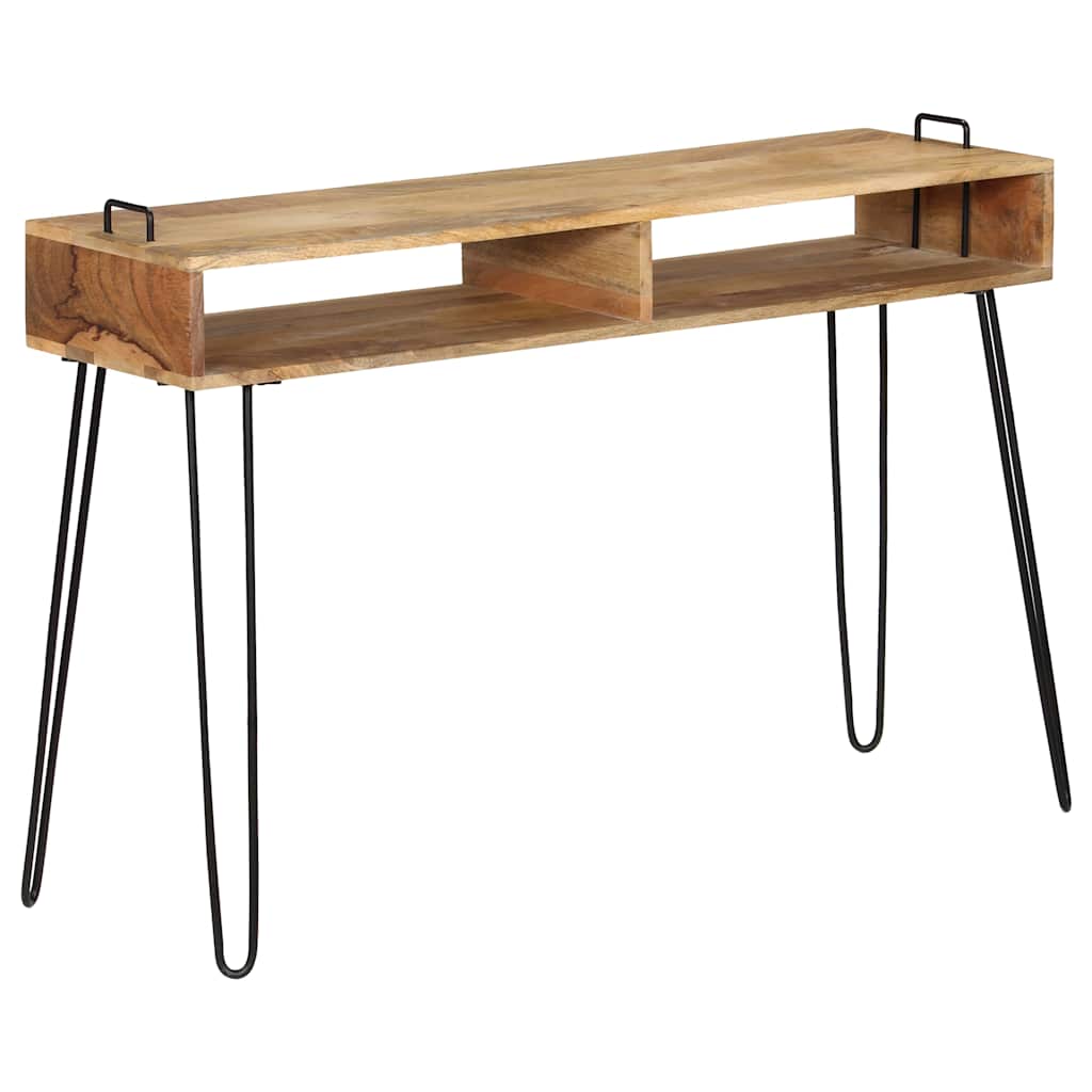 246022 vidaXL Console Table Solid Mango Wood 115x35x76 cm 4