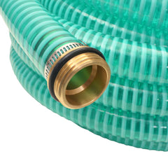 vidaXL Suction Hose with Brass Connectors 4 m 25 mm Green 3