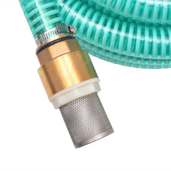 vidaXL Suction Hose with Brass Connectors 4 m 25 mm Green 4