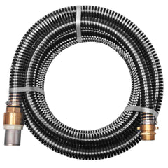vidaXL Suction Hose | Black | Plastic, Brass | 4m length | Suction Hose 1